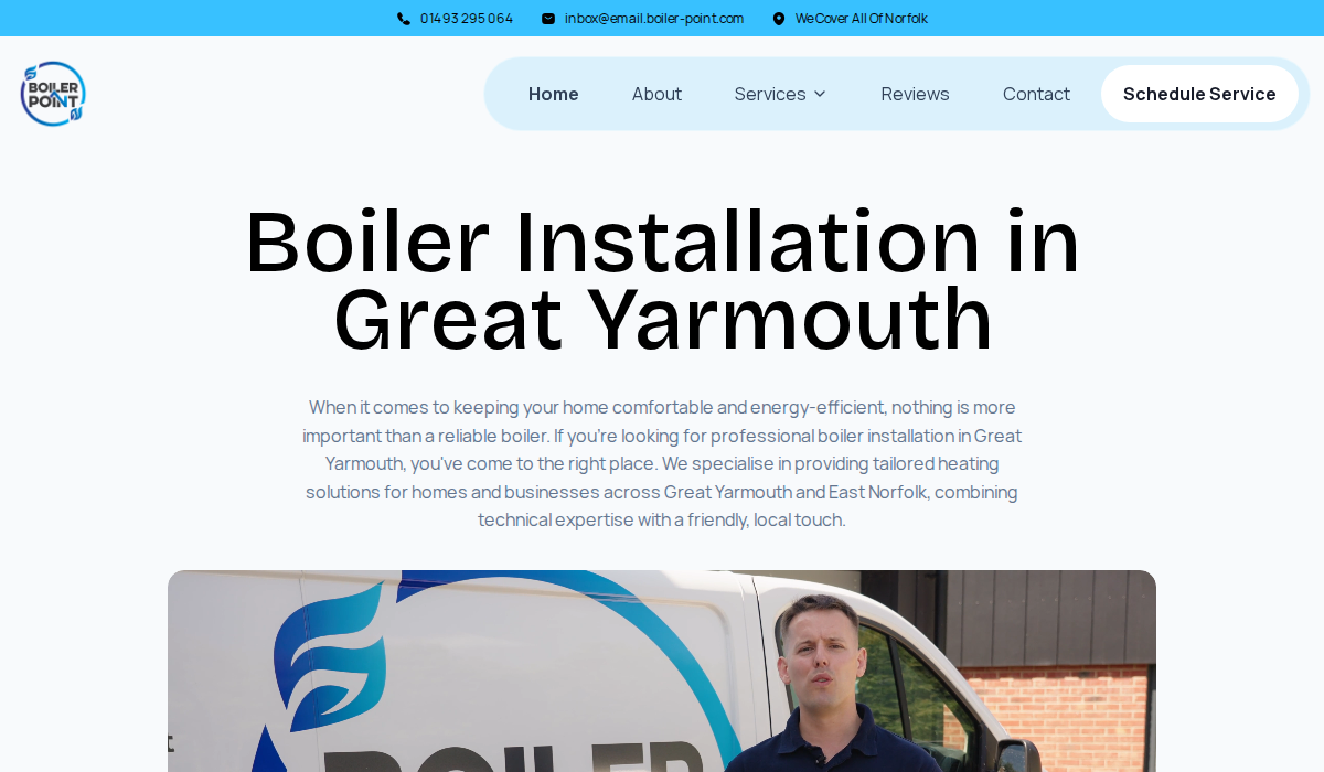 Boiler Point website